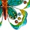 12" Green Metal Butterfly Outdoor Garden Wall Hanging